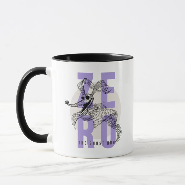 Mug Zéro le chien fantôme - Typographie (Gauche)