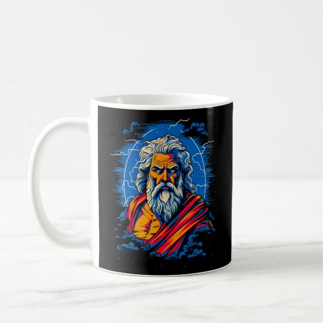 Mug Zeus grec Mythologie Dieu de la foudre (Gauche)