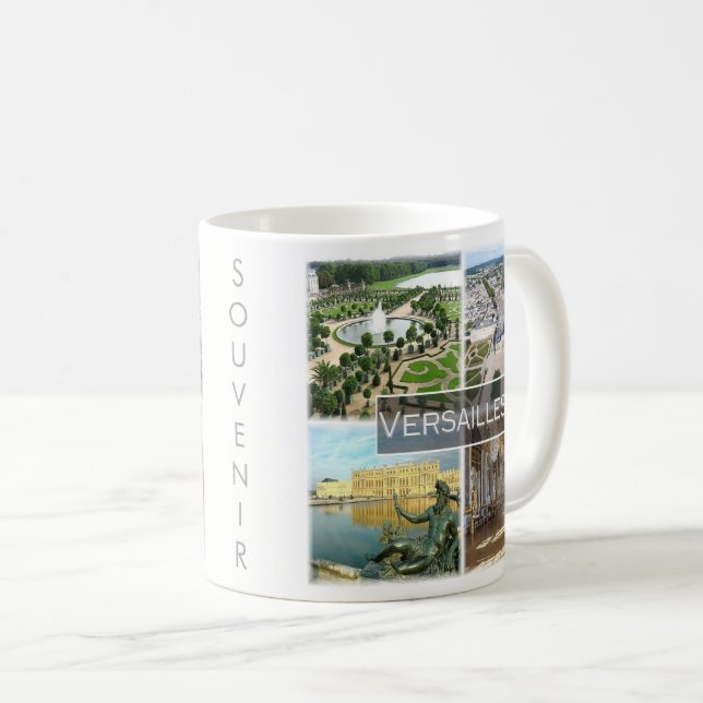 Mug zFR042 VERSAILLES Le Palais, France, (Devant droit)