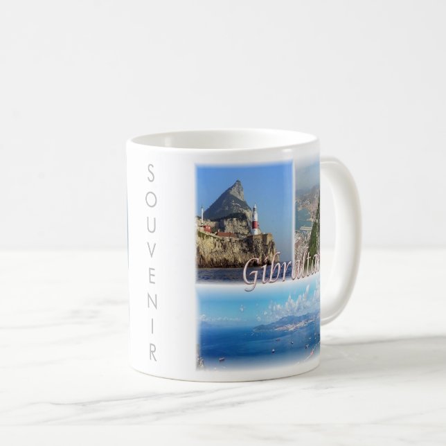 Mug zGI005 GIBRALTAR, Europe, (Devant droit)