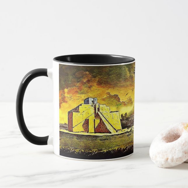 Mug Ziggurat d'Ur Thaillow (Avec donut)