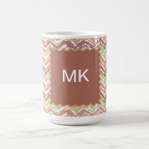 Mug Zigzag de Chevron de griffonnage d'épice
