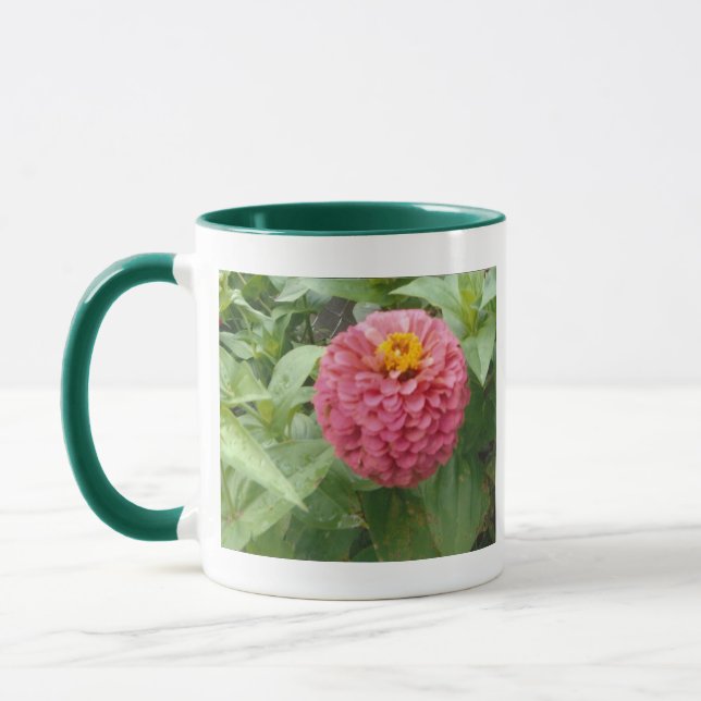 Mug Zinnia rose (Gauche)
