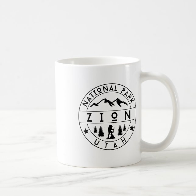 Mug Zion National Park Utah Hiker Nature Hiking Outdoo (Droite)