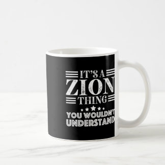 Mug Zion Prénom Personnel Anniversaire Fête des pères