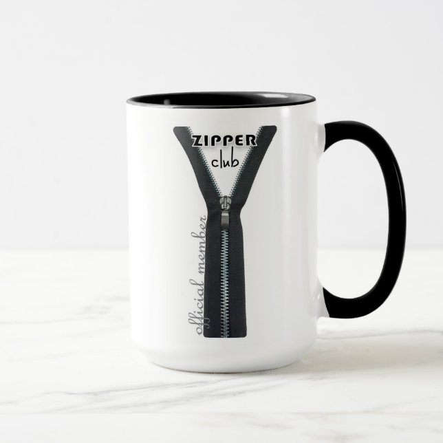 Mug zipper club heart surgery coffee muee (Droite)