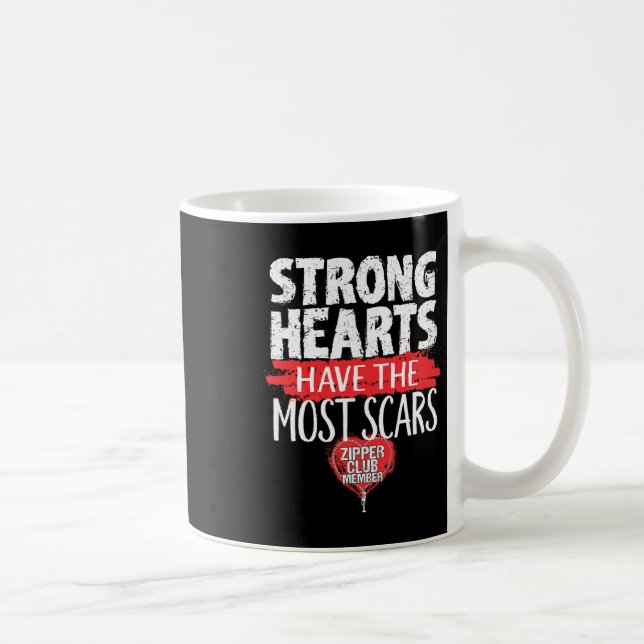 Mug Zipper Club Membre Open Heart Surgery Survivor (Droite)