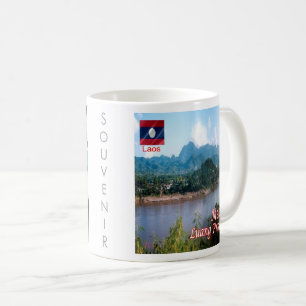 Mug zLA006 LUANG PRABANG Mekong, Laos, Asie,