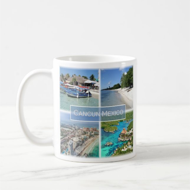 Mug zMX003 CANCUN, Mosaic, Mexique, Amérique, (Gauche)