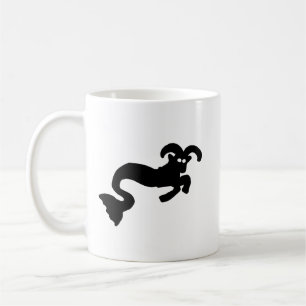 Mug Zodiaque Bouc de Mer – Silhouette Minimaliste 