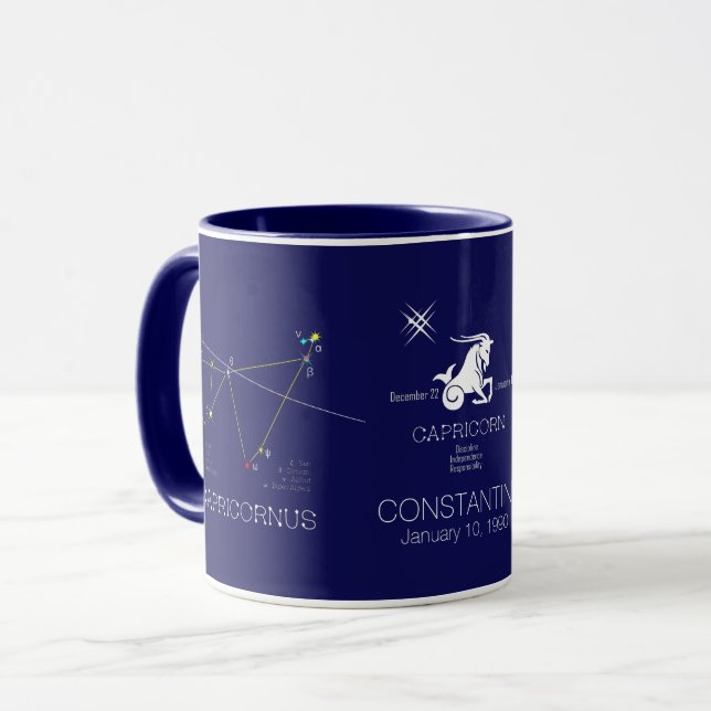 Mug Zodiaque Capricornus (Devant gauche)