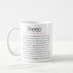 Mug Zodiaque chinois (année des moutons) 2