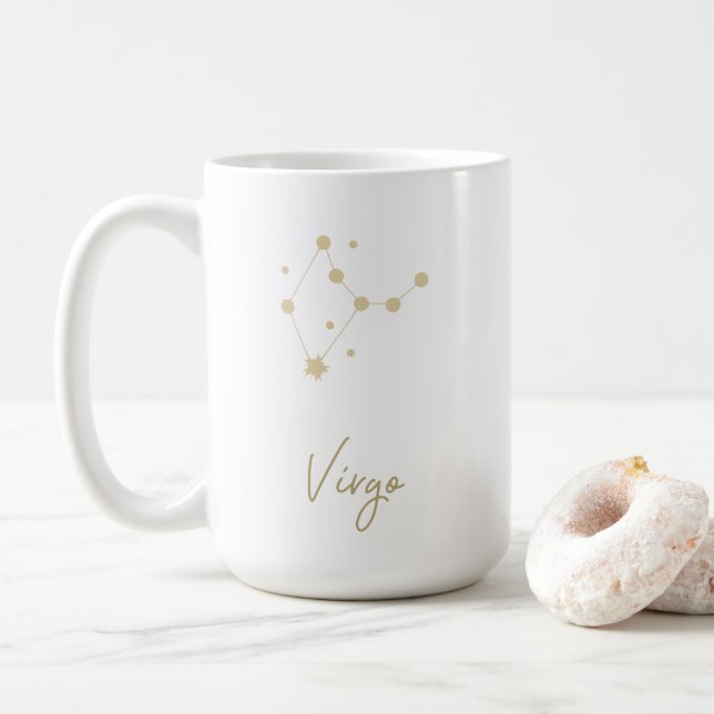 Mug Zodiaque de la constellation de la Virgo (Avec donut)