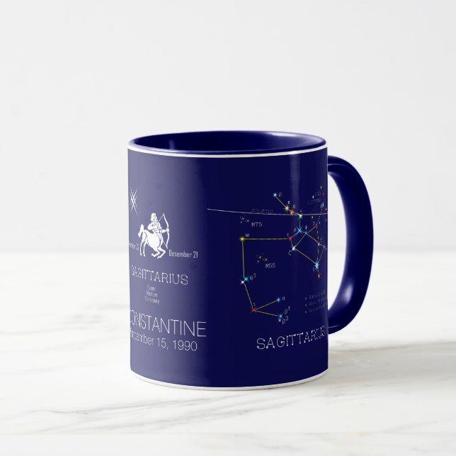 Mug Zodiaque Sagittarius (Devant droit)