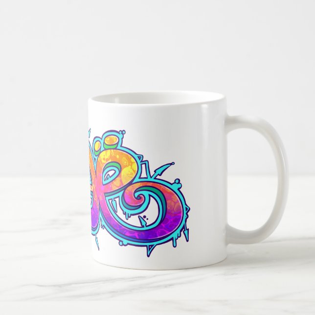 Mug ZOE Graffiti Name - (Droite)