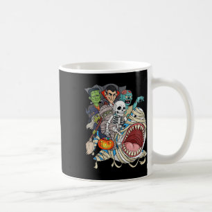 Mug Zombie Riding maman requin Vampire Halloween Pumpk
