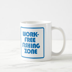 Mug Zone de pêche sans travail