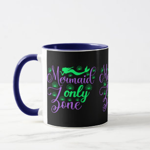 Mug Zone de sirène seulement dans Neon Green et Purple