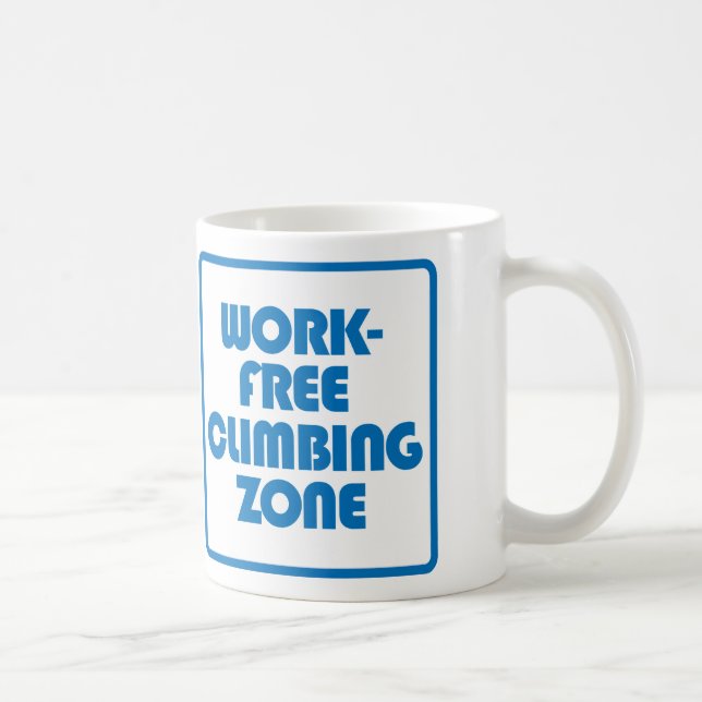 Mug Zone Escalade sans travail (Droite)