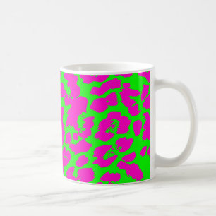 Mug Zones de guépard Abstraites de couleur vive