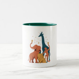 Mug - Zoo Animals Partying
