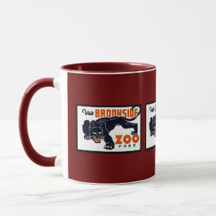 Mug Zoo de Brookside de visite libre - affiche de WPA