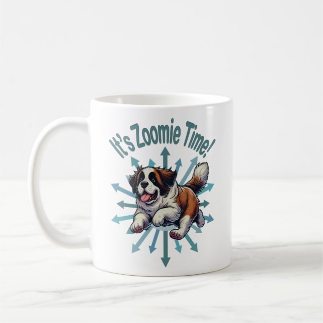 Mug Zoomie Heure Saint Bernard (Gauche)