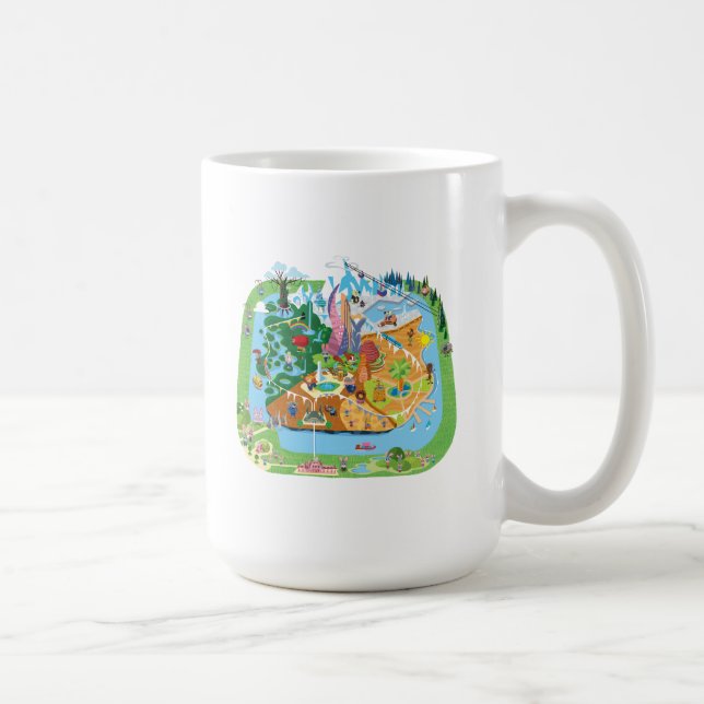 Mug Zootopia | Plan de ville (Droite)