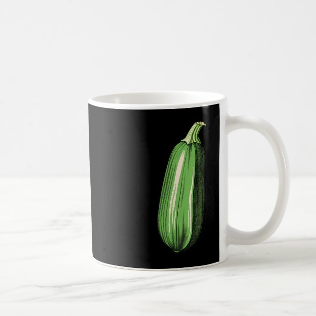 Mug Zucchini Lazy Easy Funny Matching Halloween Costum (Droite)