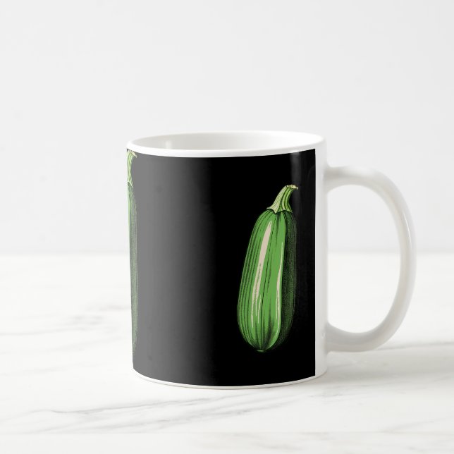 Mug Zucchini Lazy Easy Funny Matching Halloween Costum (Droite)