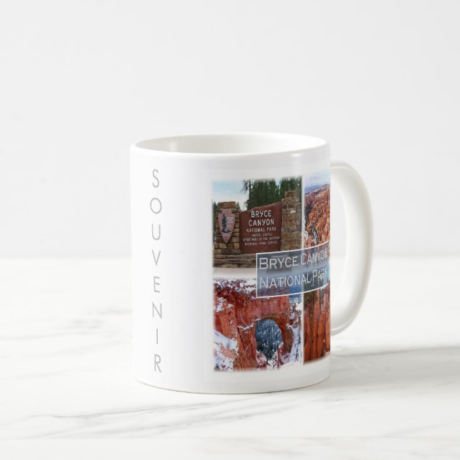 Mug zUS042 BRYCE CANYON N.P. Utah, America, (Devant droit)