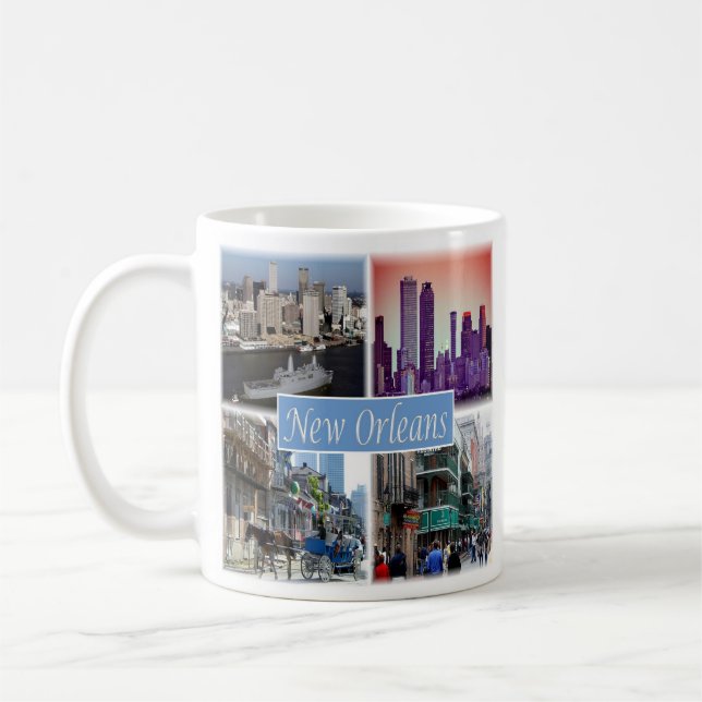 Mug zUS049 NOUVELLES ORLÉANS LOUISIANA, Mosaïque, (Gauche)