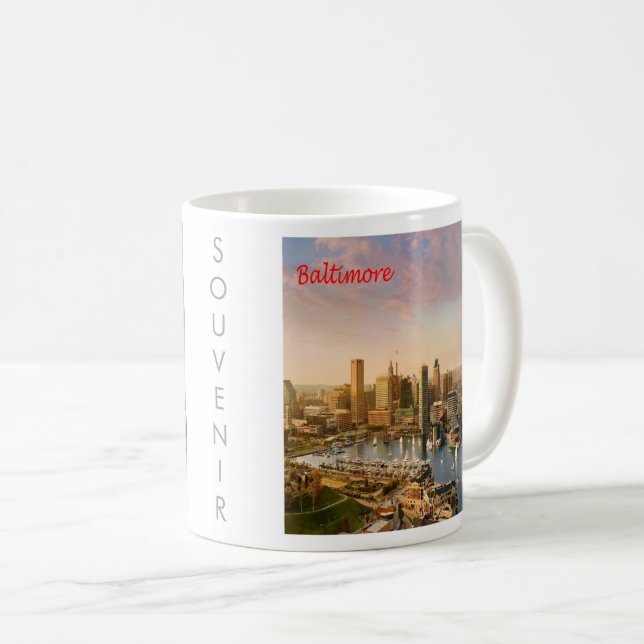 Mug zUS183 BALTIMORE, Maryland, Amérique, (Devant droit)