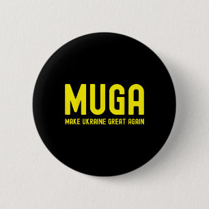 Muga Make Ukraine Great Again Ukrainian Funny Sayi 2 Inch Round Button