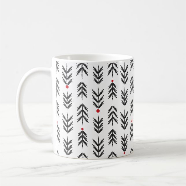 Mugg Gran red-white Coffee Mug (Left)