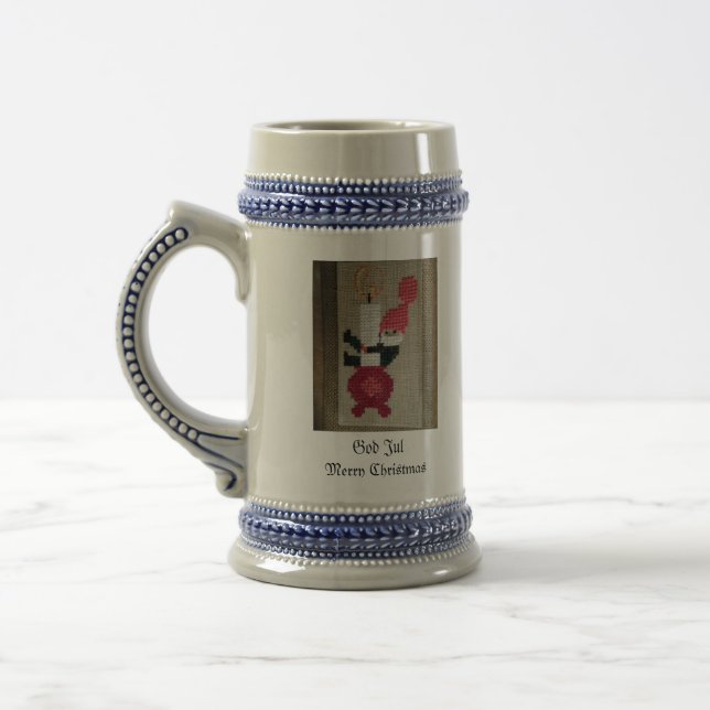 MUGG / Ölkrus with Julmotif Beer Stein (Left)