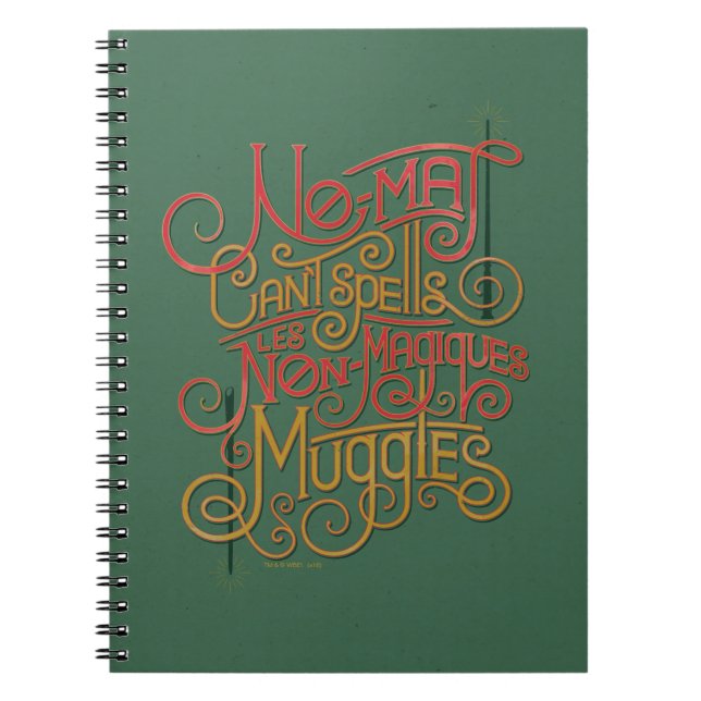 MUGGLE™ Localized Translations Graphic Notebook (Front)
