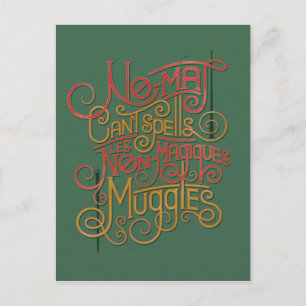 MUGGLE™ Localized Translations Graphic Postcard