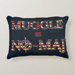 MUGGLE™ = NO-MAJ™ DECORATIVE PILLOW