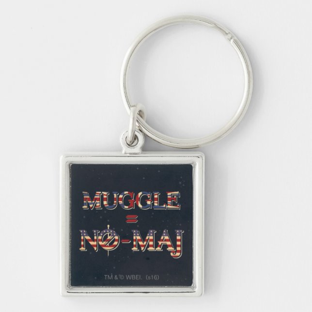 MUGGLE™ = NO-MAJ™ KEYCHAIN (Front)