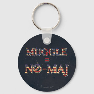 MUGGLE™ = NO-MAJ™ KEYCHAIN
