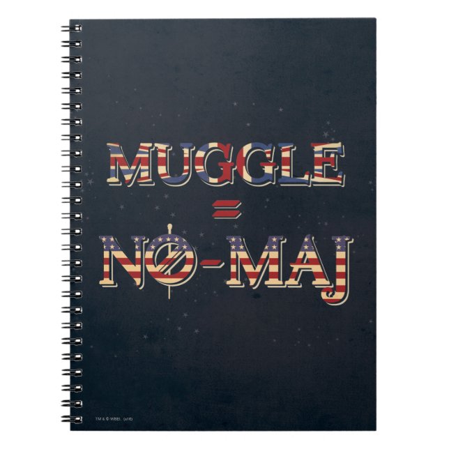 MUGGLE™ = NO-MAJ™ NOTEBOOK (Front)