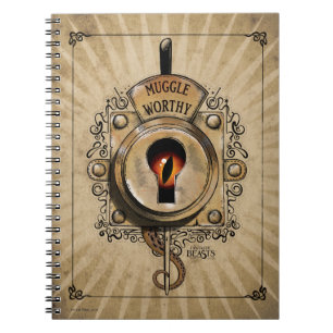 MUGGLE WORTHY™ Lock Notebook