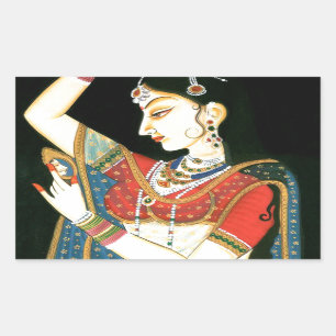 Mughal art sticker