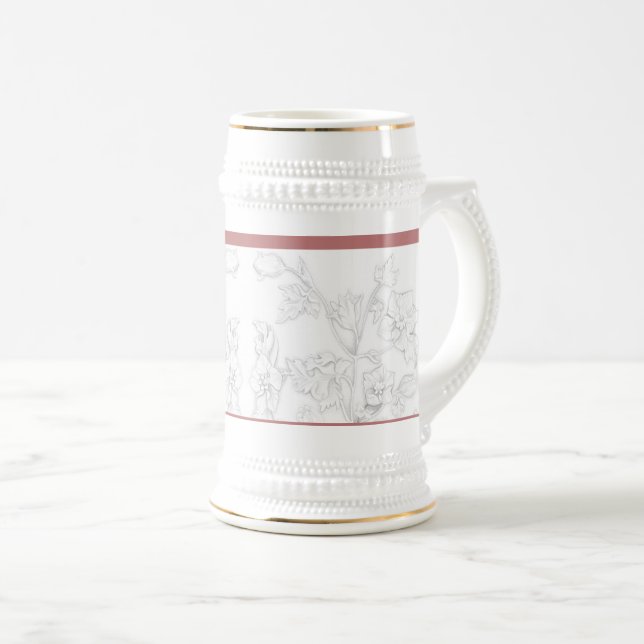 Mughal Design on a Stein (Front Right)