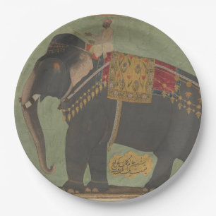 Mughal Elephant Paper Plate