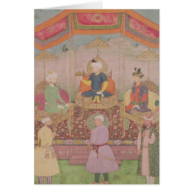 Mughal Emperor Babur and his son, Humayan (Front)