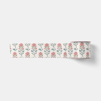 Mughal Floral Butta Satin Ribbon