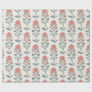 Mughal Floral Butta Wrapping Paper