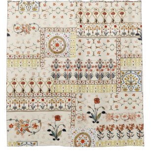 Mughal Floral Paisley: Ethnic Digital Elegance.